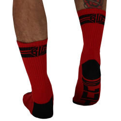 Chaussettes Mi-Mollet Bare Essentials Rouges Breedwell