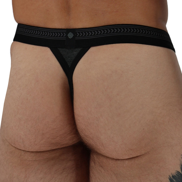 Breedwell Bare Essentials Thong - Charcoal