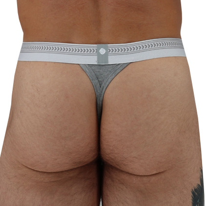 Breedwell Bare Essentials Thong - Heather Grey