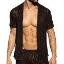 ES Collection Eyelet Shirt - Brown