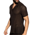 ES Collection Eyelet Shirt - Brown