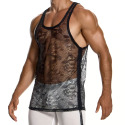 Modus Vivendi Lingerie Lace Tank Top - Black
