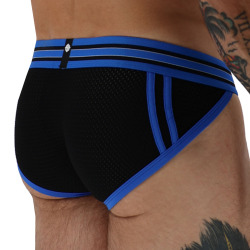 Breedwell Sweat & Sin Tanga Briefs - Black - Blue