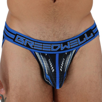 Slip Tanga Sweat & Sin Noir - Bleu Breedwell