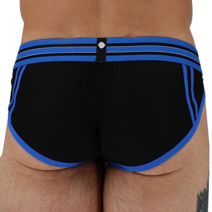 Breedwell Sweat & Sin Tanga Briefs - Black - Blue