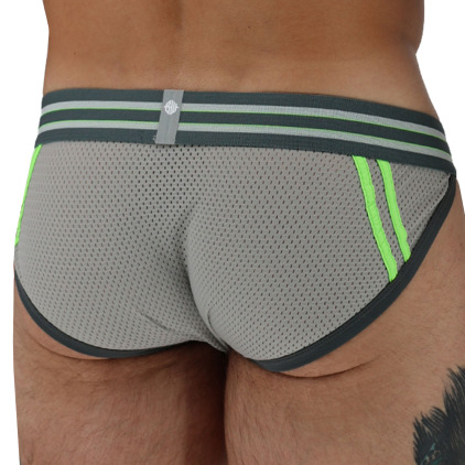Slip Tanga Sweat & Sin Gris - Vert Fluo Breedwell