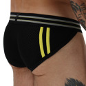 Breedwell Sweat & Sin Tanga Briefs - Black - Yellow
