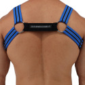 Breedwell Sweat & Sin Bulldog Harness - Blue - Black