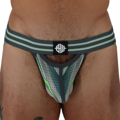 Jock Strap Sweat & Sin Gris - Vert Fluo Breedwell