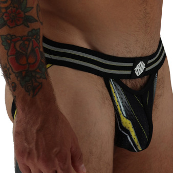 Jock Strap Sweat & Sin Noir - Jaune Breedwell