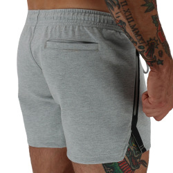 Breedwell Sweat & Sin Shorts - Heather Grey