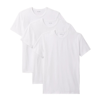 Lot de 3 T-Shirts Icon Blancs Calvin Klein