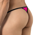 CandyMan Polka-Dot Mesh G-String - Hot Pink