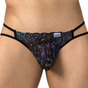 Jock Strap 99977 en Mesh Imprimé Noir CandyMan