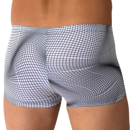 Boxer Minipants RED 2612 Imprimé Noir Olaf Benz