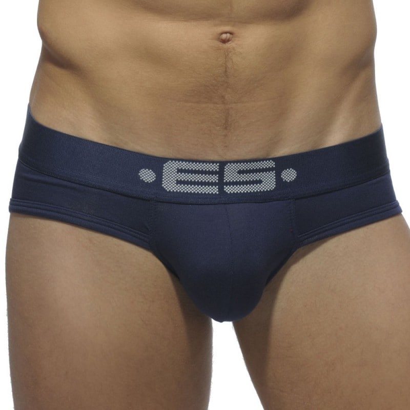 ES Collection Basic Modal Push Up Brief - Navy