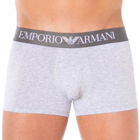 Emporio Armani Stretch Cotton Boxer - Grey