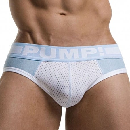 Pump! Frost Brief - White - Blue