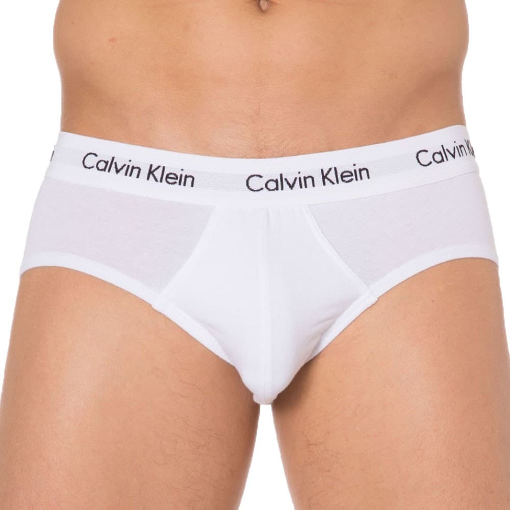 mesh regenval Beraadslagen Calvin Klein 3-Pack Cotton Stretch Briefs - White | INDERWEAR