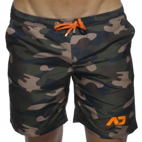 Addicted Swim Shorts CAMOUFLAGE SWIMWEAR SHORT ADS096, camouflage, ADDICTED, Brands