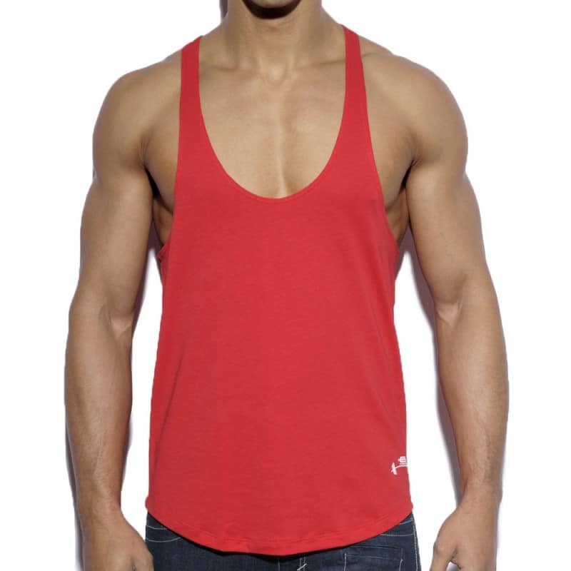 Fitness Plain Tank Top - Red