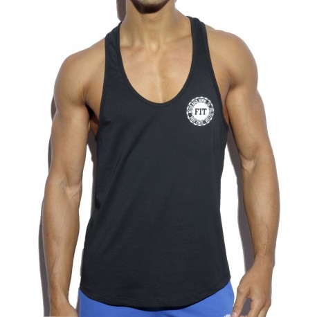 ES Collection Never Back Down Tank Top - Black