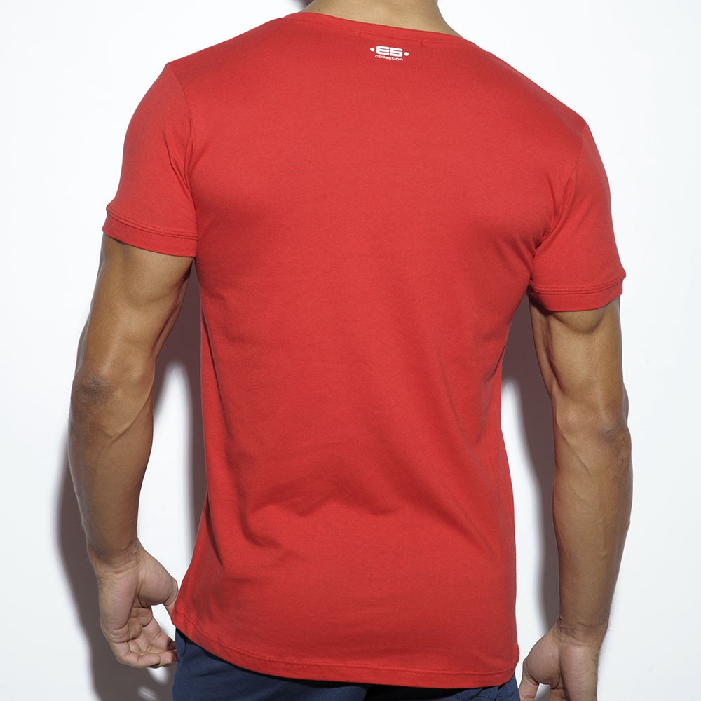 ES Collection Never Back Down T-Shirt - Red | INDERWEAR