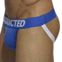 Lot de 3 Jock Straps My Basic Blanc - Noir - Royal