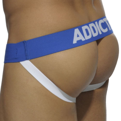 Lot de 3 Jock Straps My Basic Blanc - Noir - Royal