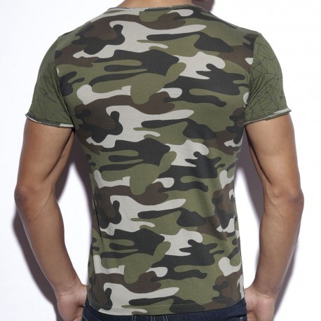 T-Shirt Geometric Camouflage
