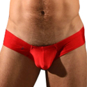 Mini Cheek Thong - Red
