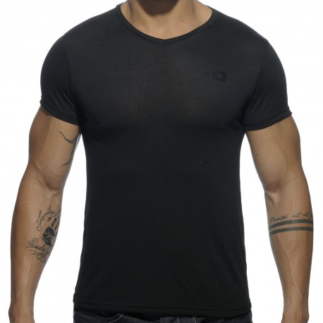 Addicted Basic V-Neck T-Shirt - Black