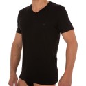 Emporio Armani Lot de 2 T-Shirts V-Neck Pure Cotton Noirs