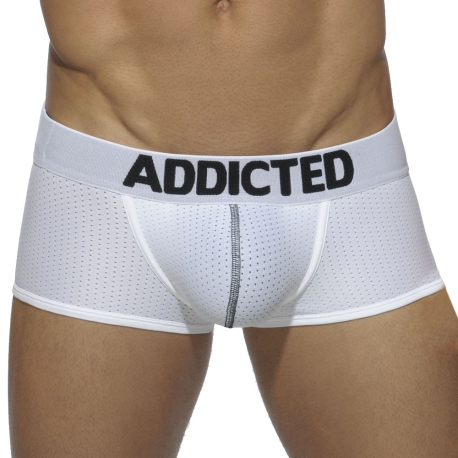 Addicted 3-Pack Push Up Mesh Boxers - White - Navy - Black
