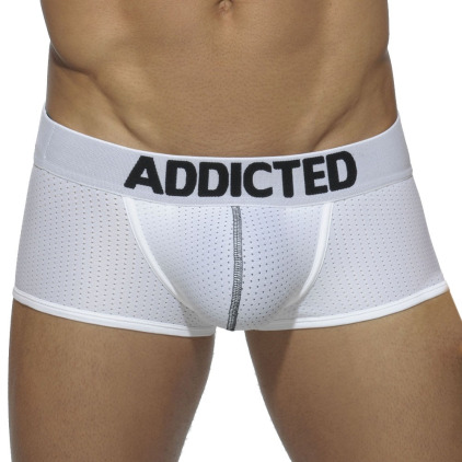 Lot de 3 Boxers Mesh Push Up Blanc - Marine - Noir Addicted