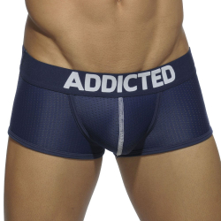 Lot de 3 Boxers Mesh Push Up Blanc - Marine - Noir Addicted