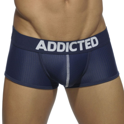 Lot de 3 Boxers Mesh Push Up Blanc - Marine - Noir Addicted