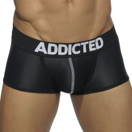 Addicted 3-Pack Push Up Mesh Boxers - White - Navy - Black