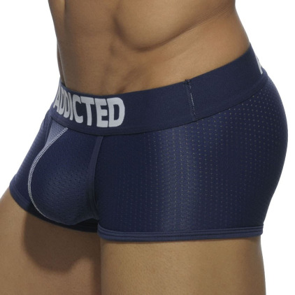 Lot de 3 Boxers Mesh Push Up Blanc - Marine - Noir Addicted