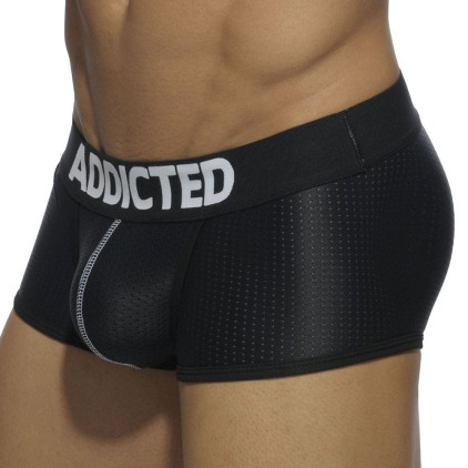 Lot de 3 Boxers Mesh Push Up Blanc - Marine - Noir Addicted