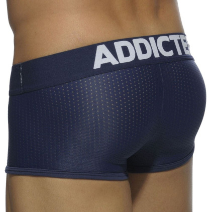 Lot de 3 Boxers Mesh Push Up Blanc - Marine - Noir Addicted