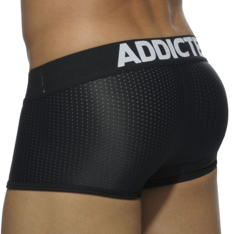 Addicted 3-Pack Push Up Mesh Boxers - White - Navy - Black