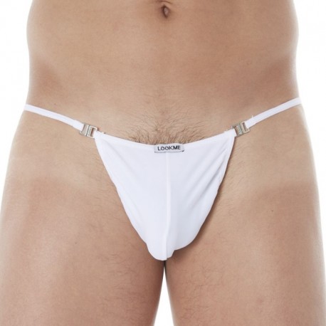 Lookme Stripper Transition Thong - White