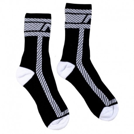 AD Fetish Fetish Socks - Black - White