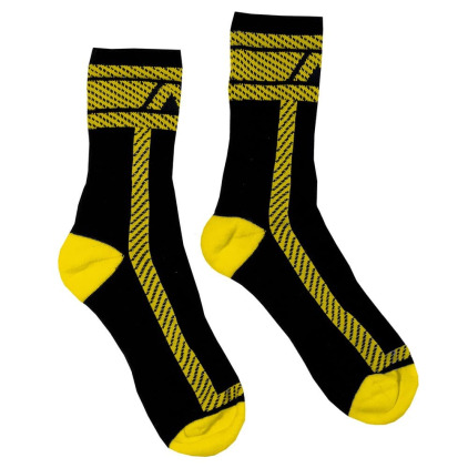 Chaussettes Fetish - Noir - Jaune AD Fetish