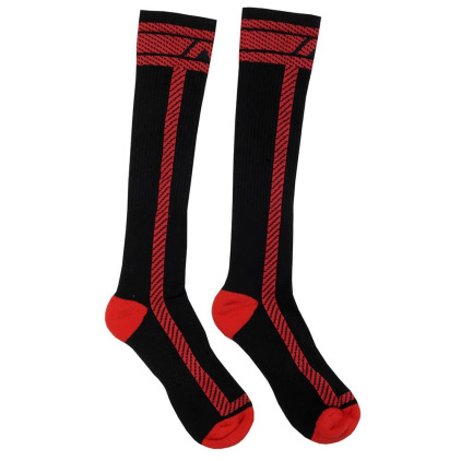 Chaussettes Montantes Fetish - Noir - Rouge AD Fetish