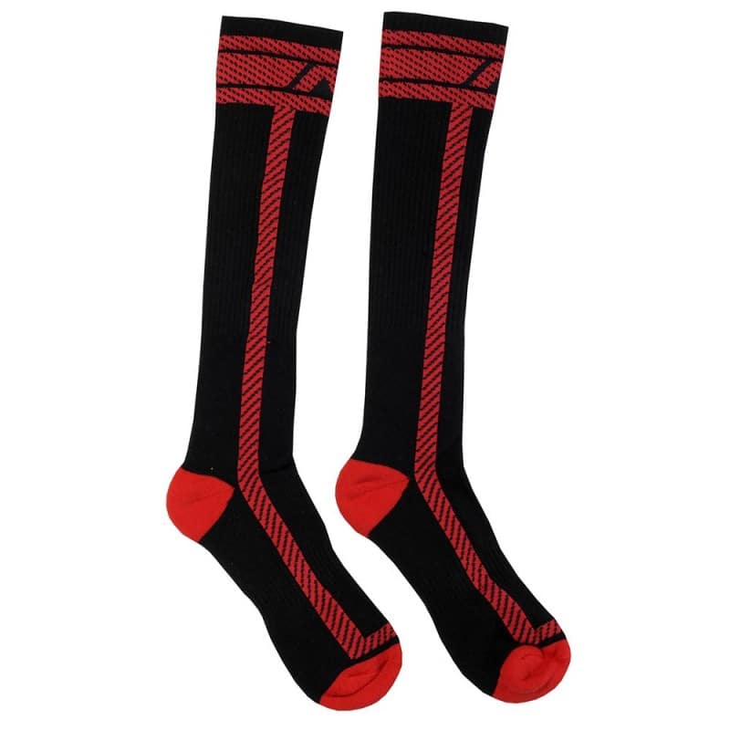 AD Fetish Fetish Long Socks - Black - Red | INDERWEAR