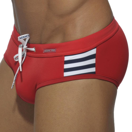 Slip de Bain Sailor Colored Rouge Addicted
