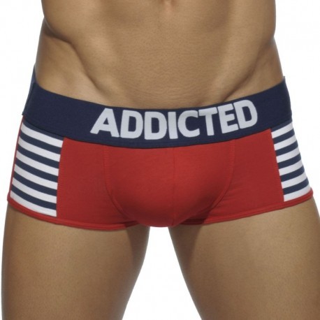 Addicted Sailor Stripes Boxer - Red