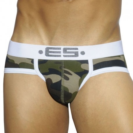 ES Collection Slip Basic Camouflage Vert